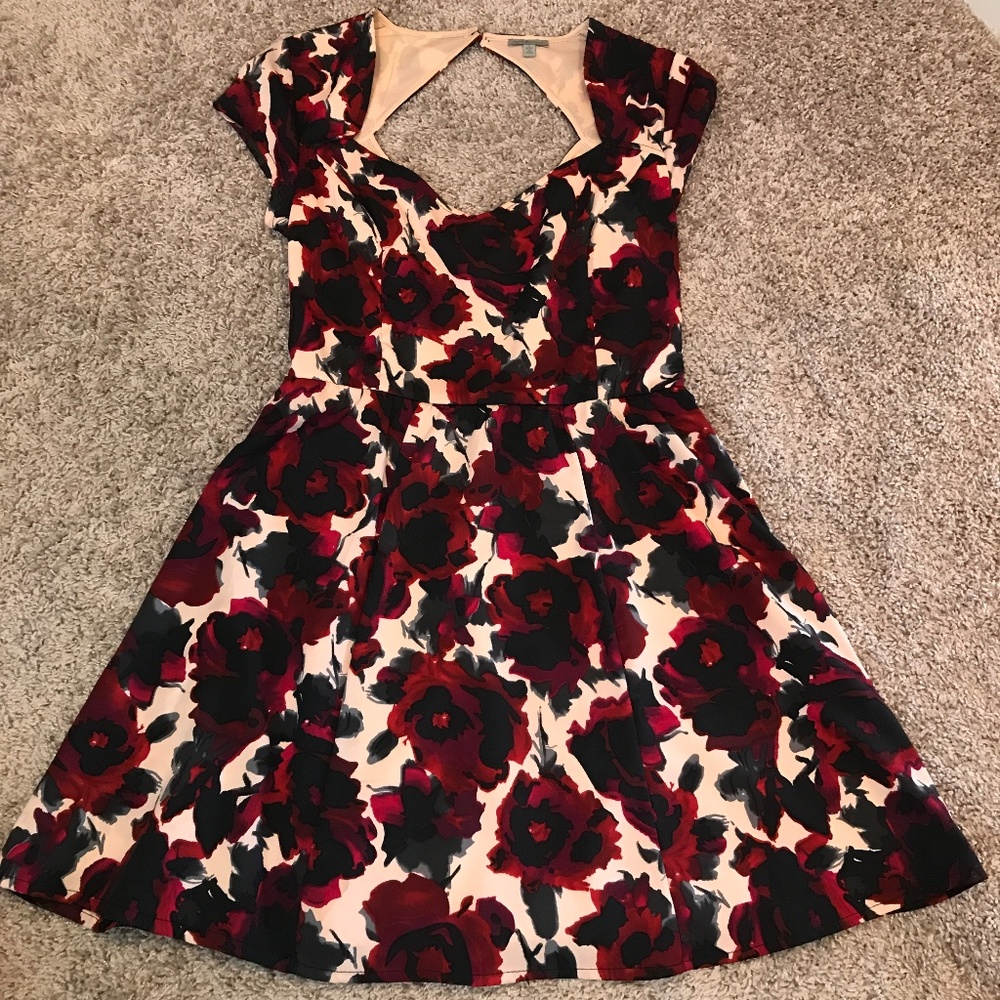 Retro Floral Mini Dress